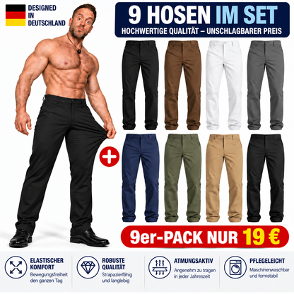 👍🔥Zeitlich begrenzte Aktion – Bügelfreie Stretch-Golfhose