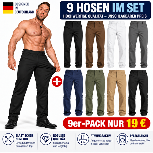 👍🔥Zeitlich begrenzte Aktion – Bügelfreie Stretch-Golfhose